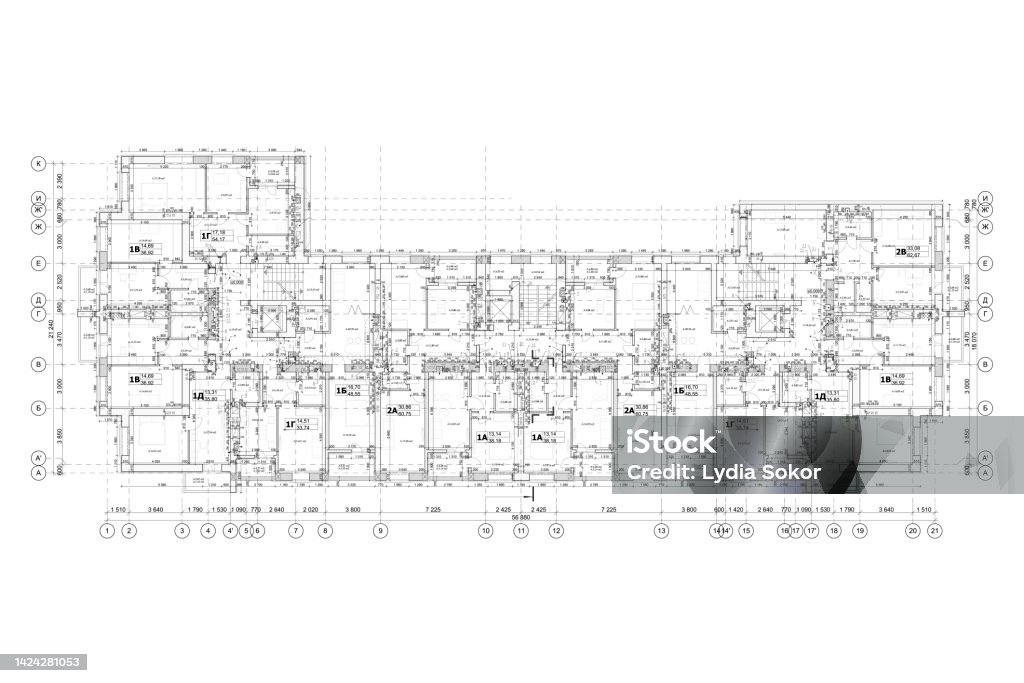 Download Building Layout Vector Blueprint Floorplan Layout Stock Illustration - Download Image ...