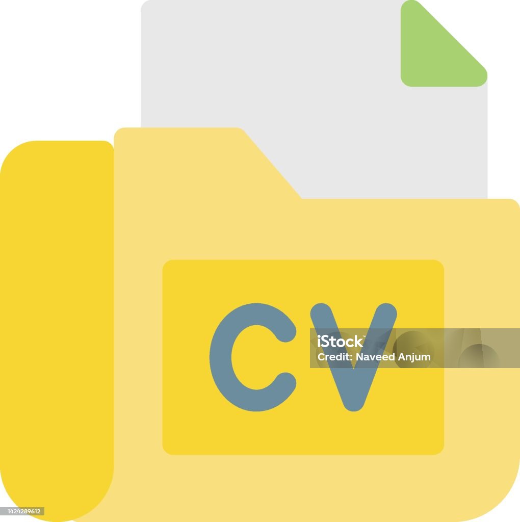 No. Cv Vector Cv Stock Illustration - Download Image Now - Business, Computer, Data ...