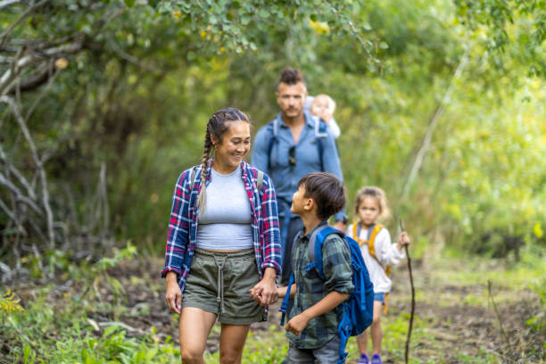 istock Family Hiking Together 1424296079