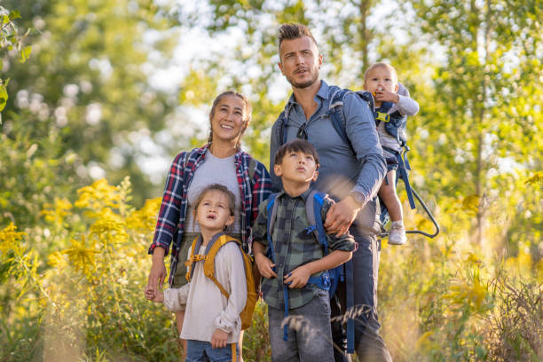 istock Family Portrait While Hiking 1424296084