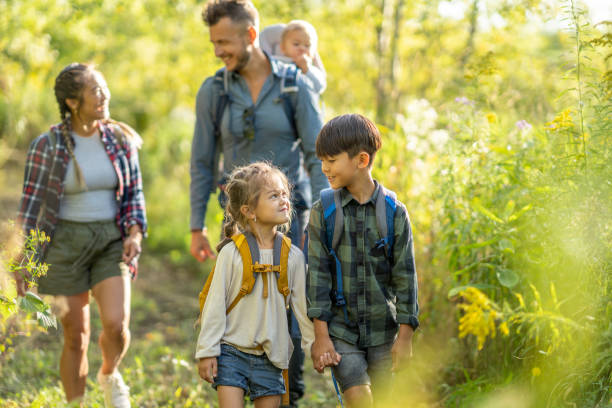 istock Family Hiking Together 1424296103
