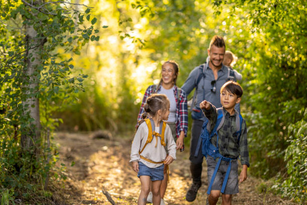 istock Family Hiking Together 1424296111