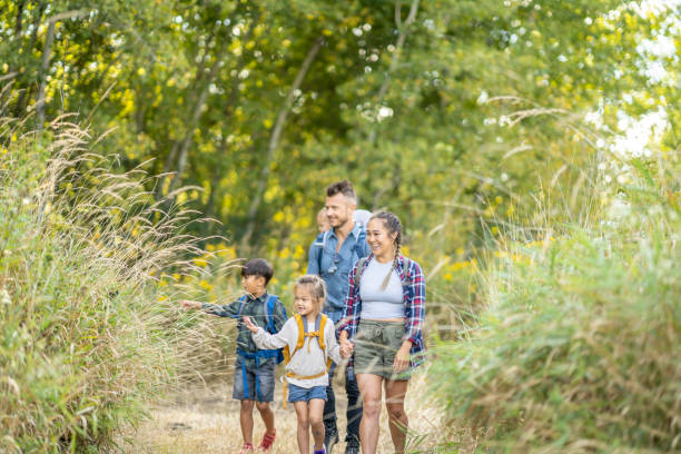 istock Family Hiking Together 1424296131