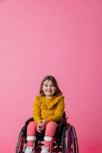 istock Cute Pink Portrait 1424307981