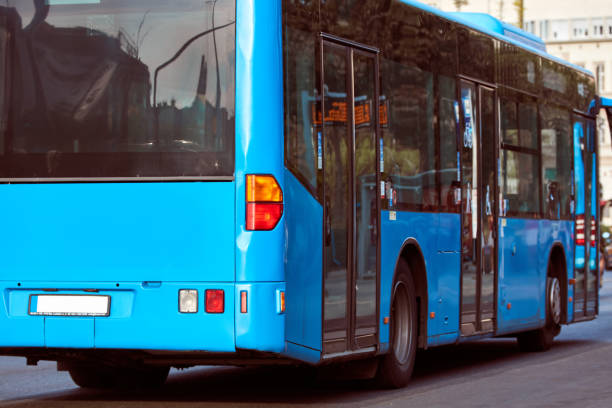 istock Bus public transportation in Budapest, Hungary. 1424312754