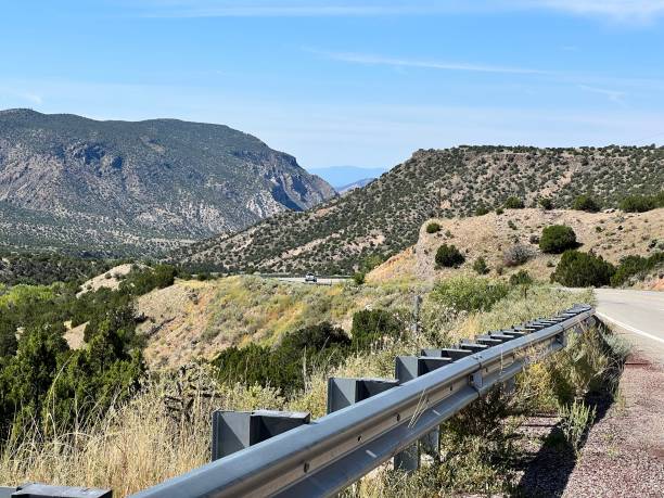 リオグランデデルノルテ国定公園、南部セクション - リオグランデ渓谷につながるエリア - rio grande del norte national monument ストックフォトと画像