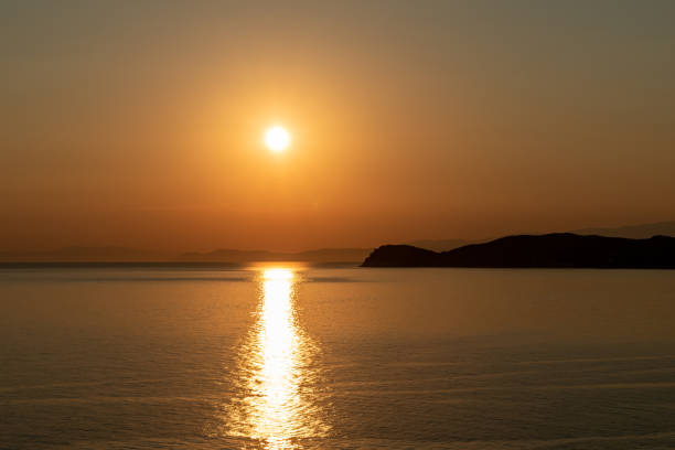 istock Beautiful sunset in Thassos, Greece 1424327727