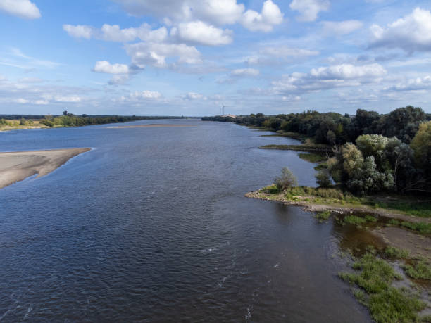 istock Autumn on the Vistula River, Poland. 1424329591