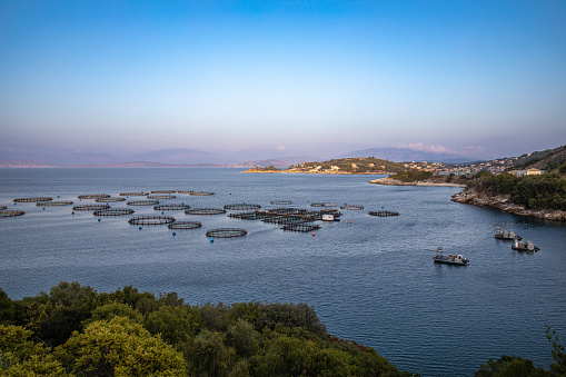 Corfu Seafarm near Kassiopi, island of Corfu, Greece