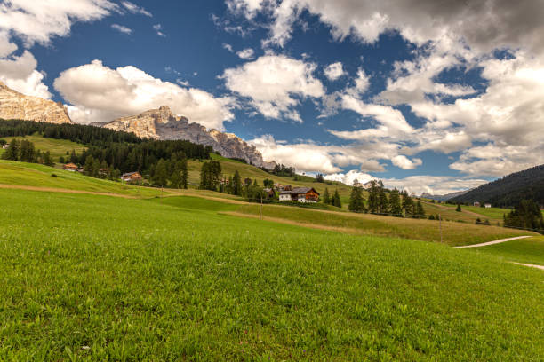 istock Dolomiti Alps in Alta Badia landscape view 1424333604