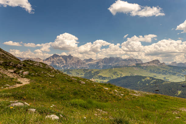 istock Dolomiti Alps in Alta Badia landscape view 1424336299