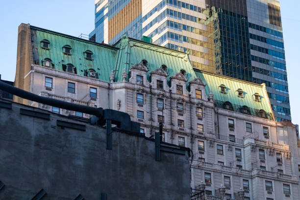 istock Building in new york, with a green 1424342665