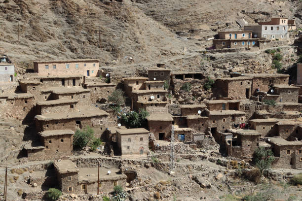 istock Village with adobe houses 1424350597
