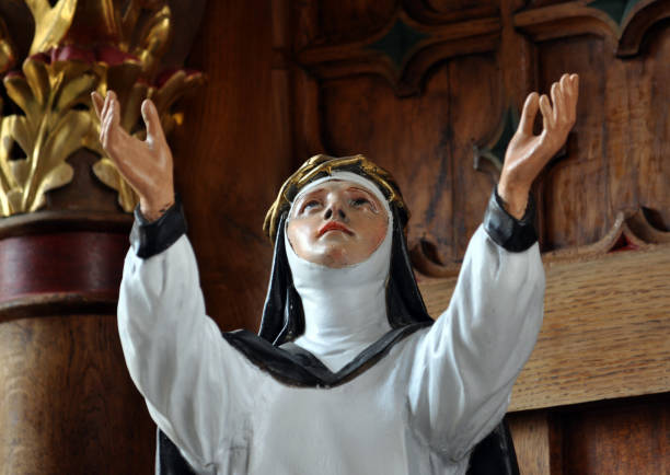 istock Statue of St Catherine Sienna_6 1424351396