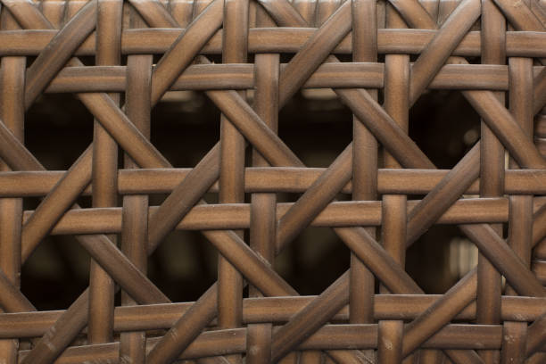 istock brown rattan circles texture background 1424396378