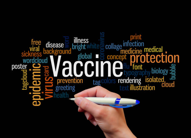 istock VACCINE concept, isolated on a black background 1424397755