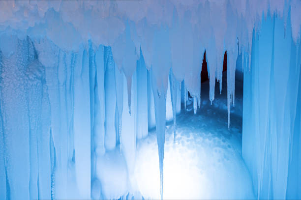 A 10,000-year-old ice cave in the Luya Mountains