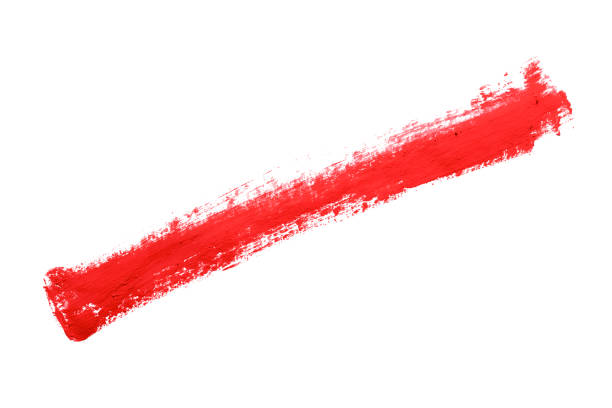 istock red brush isolated on a white background 1424446900