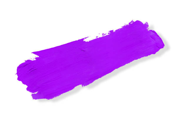 istock purple brush and shadow isolated on a white background 1424447002