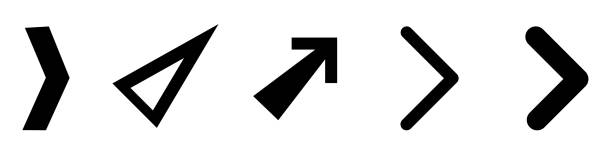 istock Arrow icon set isolated on white Background stock illustration. 1424455391