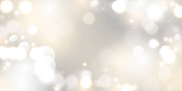istock Elegant Bokeh Background Design For Festive Celebration Banner Vector Illustration 1424461042