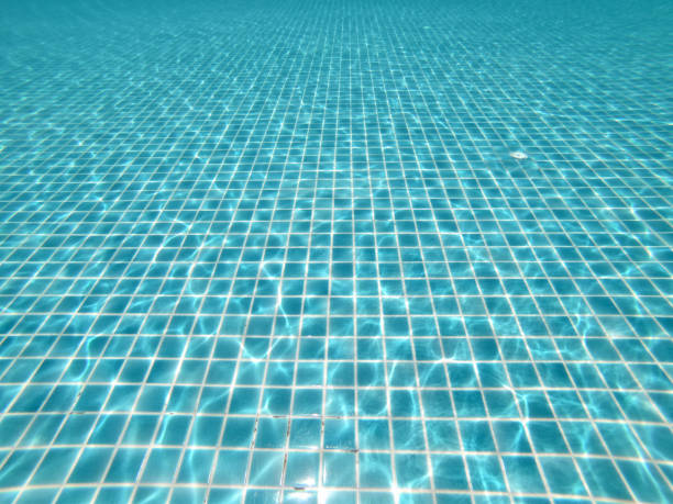 istock blue swimming pool, beautiful pool texture background 1424470088