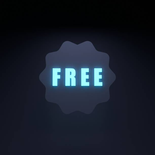 istock Banner with the inscription free. 3d rendering illustration. 1424475333