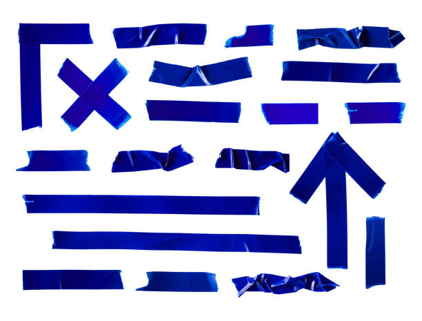 istock set of blue duct tape in abstract form for design element on isolated white background 1424500595