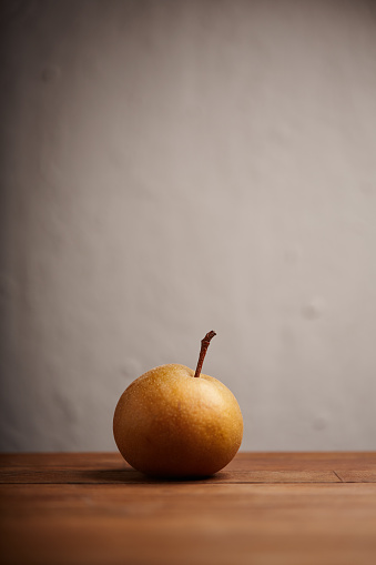 Asian nashi pears isolated on white