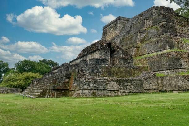 istock Central America Belize, Altun Ha Temple 1424521993
