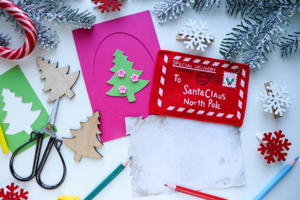 istock making greeting cards for christmas and new year. 1424544482