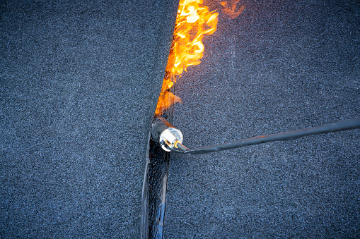 Bitumen Fire Box Rooftop Installation Waterproof Membrane Bitumen Rain Insulation Fire ...