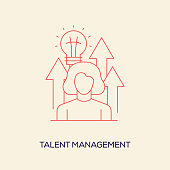 istock Talent Management Related Vector Conceptual Illustration 1424545882