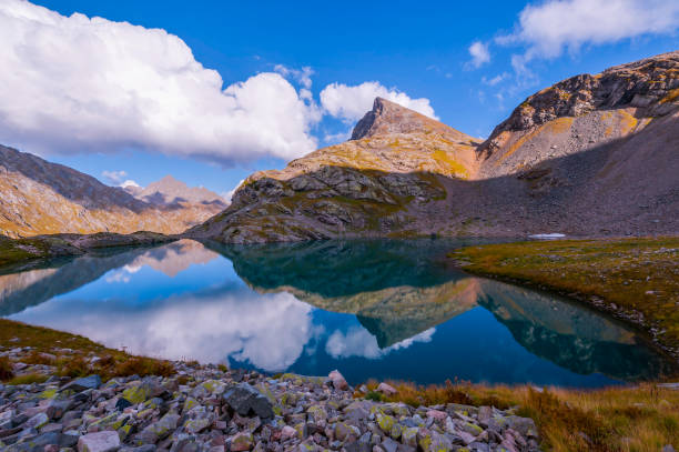 istock Mountain lake in the Caucasus Mountains 1424546085