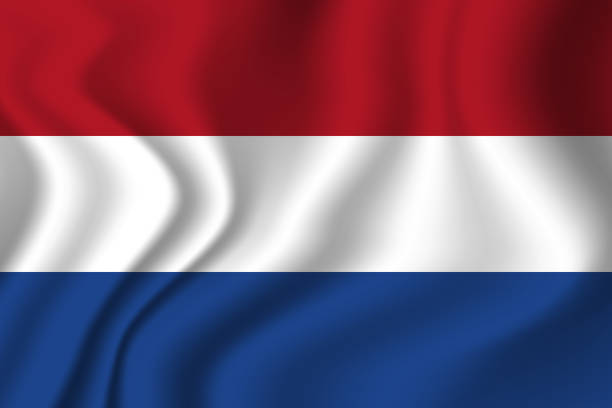 istock Flag of Netherlands. National symbol in official colors. Template icon. Abstract vector background 1424551210