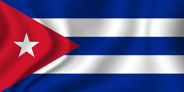 istock Flag of Cuba. Cuban national symbol in official colors. Template icon. Abstract vector background 1424551236