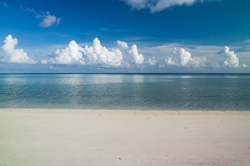 Beautiful Beach View From Sangalaki Island, part of Derawan Archipelago, Borneo, Indonesia