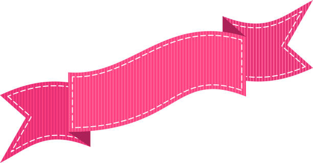 40+ Hot Pink Ribbon Stock Illustrations, Royalty-Free Vector