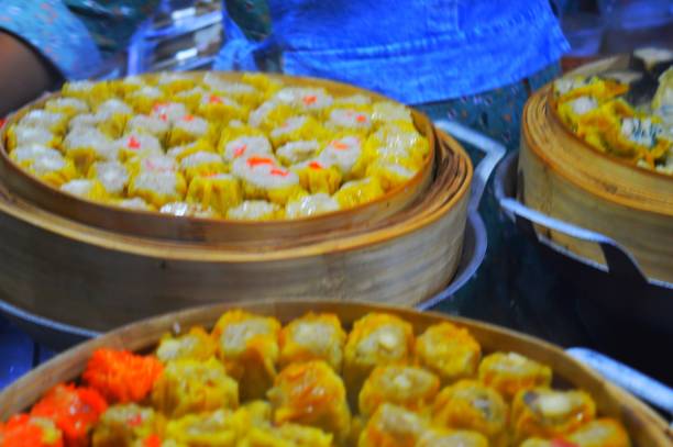 istock Indonesian street food: various dimsum 1424570122