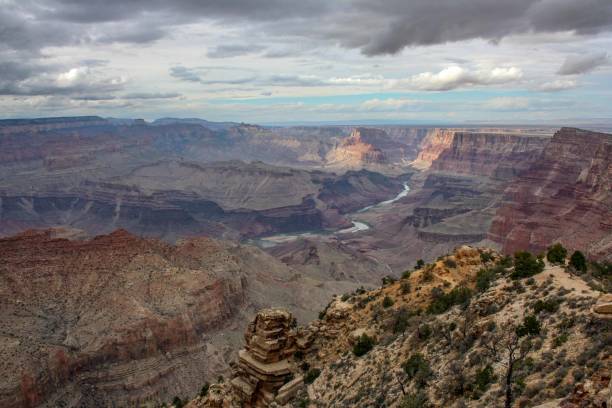 istock The Grand Canyon under cloudy skies 1424578569