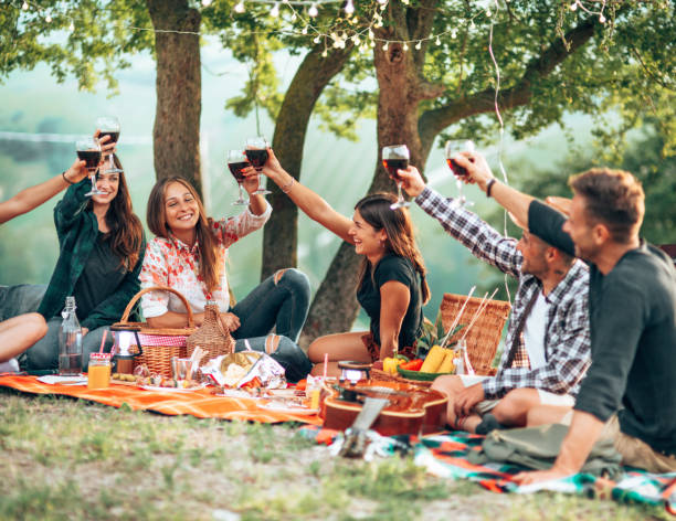 istock people together at the picnic 1424580503