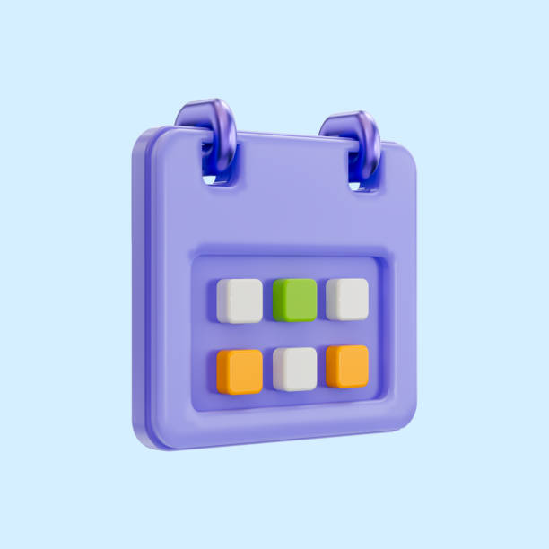 istock cartoon look calendar icon 3d render concept for remember date time t 1424582804