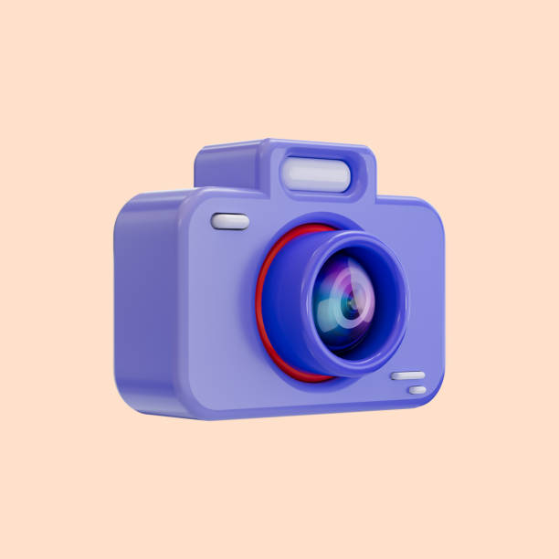 istock camera icon 3d render concept for Photo or video Photographer 1424582867