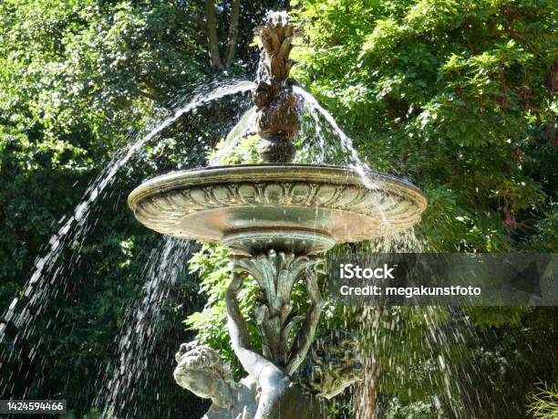 Beautiful Fountain In A Park Stock Photo - Download Image Now - Architecture, Argentina, Beauty