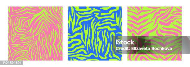 Zebra. Compare Patterns Set Of Zebra Seamless Patterns Stock Illustration - Download Image Now ...