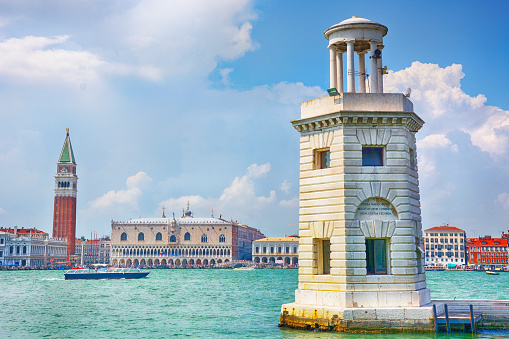Lighthouse of San Giorgio Maggiore (Faro San Giorgio Maggiore) in Venice, northern Italy