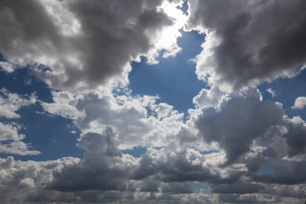 Amazing skies, background for graphic creative use, tool for graphic designers, blue and cloudy sky, podkarpackie county, Poland