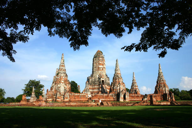 Old Temple wat Chaiwatthanaram of Ayutthaya Province (Ayutthaya Historical Park)