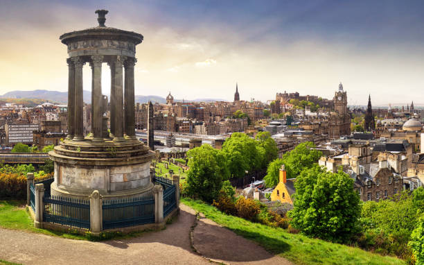 istock Edinburgh skyline at day from calton hill, Scotland 1424604841
