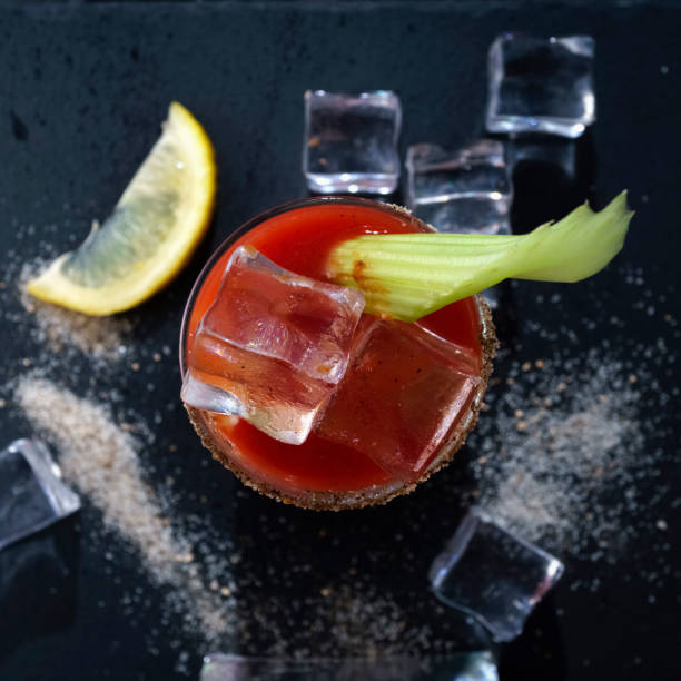 istock Bloody Mary Cocktail with Vodka and Tomato Juice 1424617618